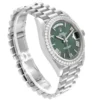 Rolex Day Date Olive Diamond Replica