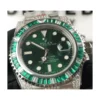 Rolex Submariner Hulk 116610LV Diamond Green Dial Iced Out Replica