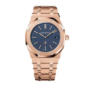 audemars-piguet-royal-oak-pink-gold-blue-dial-replica-1.jpg Audemars Piguet Royal Oak 15400OR.OO.1220OR.03 Replica