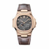 Patek Philippe Nautilus Gold Leather Replica