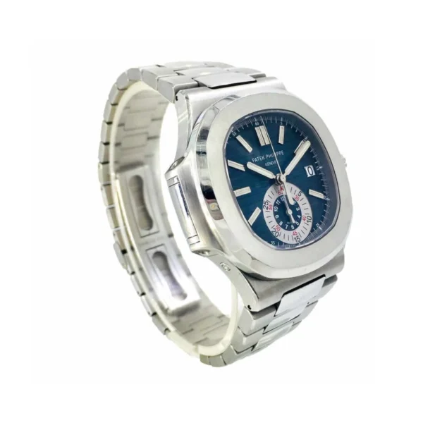 Patek Nautilus Blue Silver Replica