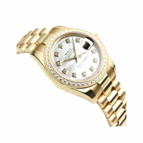 replica-diamond-replica.jpg Rolex Datejust 178288 Gold Mother Of Pearl Dial Replica