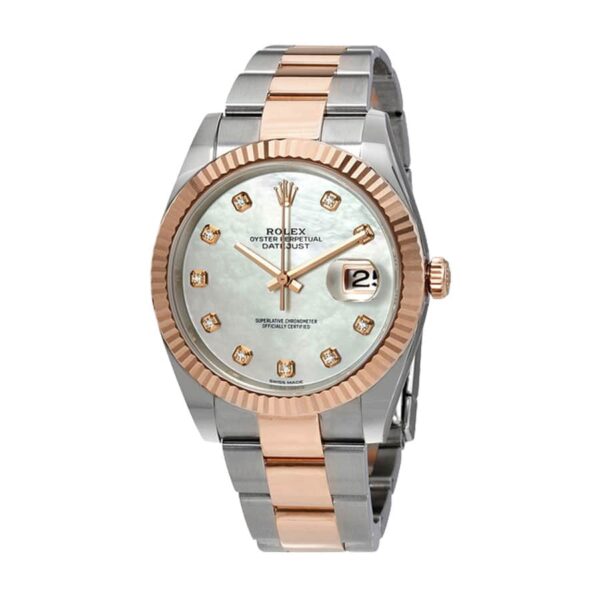 rolex-datejust-126331-everose-gold-automatic-mother-pearl-diamond-dial-replica-1.jpg Rolex Datejust 126331-0013 Mother Of Pearl Dial Replica