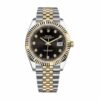 Rolex Datejust 12633BKDJ Steel Gold Automatic Black And Diamond Dial Jubilee Replica