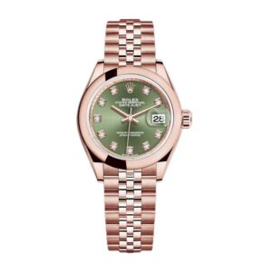 rolex-datejust-28mm-279165-everose-gold-automatic-green-with-diamond-dial.jpg Rolex With Diamond Replica