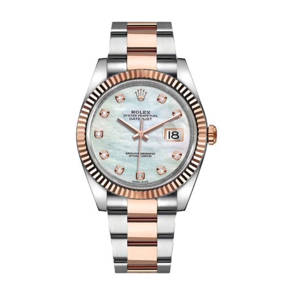 rolex-datejust-41mm-126331-everose-gold-automatic-mother-pearl-diamond-dial.jpg Rolex Datejust 126331-0013 Mother Of Pearl Dial Replica