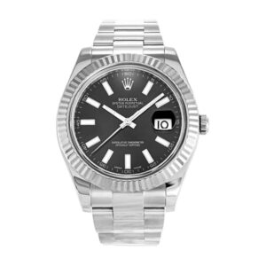 rolex-datejust-ii-black-dial-2.jpg Rolex Datejust 116334BKSO Automatic Black Dial Replica