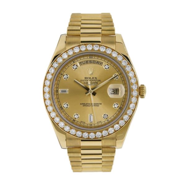 rolex-day-date-ii-218348-41mm-kw-yellow-gold-diamonds-champagne.jpg Rolex Day-Date 228348 Diamonds Gold Dial Replica