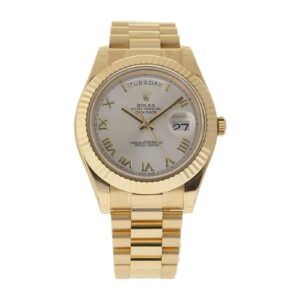 rolex-day-date-ii-collection-gold-silver-white-dial-21823834.jpg Rolex Day-Date II Collection Gold Silver White Dial 218238 Replica