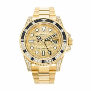 rolex-gmt-master-116758sa-ii-yellow-gold-automatic-gold-dial-replica-2.jpg Rolex Gold Diamond Watch Replica