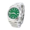 Rolex Oyster Perpetual Green Dial 126000-0005 Replica