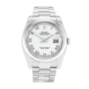 rolex-roman-replica-1.jpg Rolex Oyster Perpetual Datejust White Dial 116200 Replica