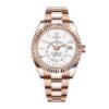 rolex-sky-dweller-rose-gold-white-dial-326935-replica.jpg Rolex 326935 Replica