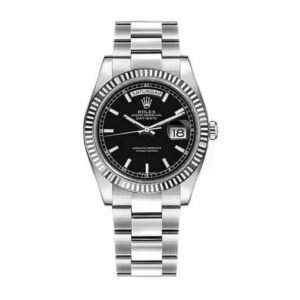 rolex_118239-black-index-oyster_unitedluxury.jpg Rolex Day-Date Fluted Replica